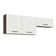 Kit 2 Armários Aéreos 3 Portas Rustic/Branco
