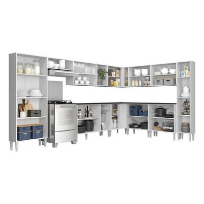 Cozinha Completa Xangai Pop Fg3152 Armário E Balcão