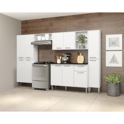 Cozinha Compacta Multimóveis Xangai Classic Fg3156 Branca