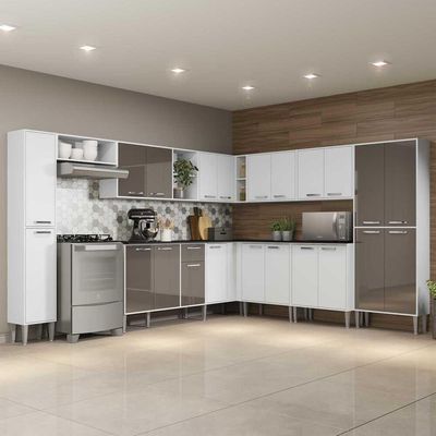 Cozinha Completa Armário e Balcão Xangai Pop Multimóveis