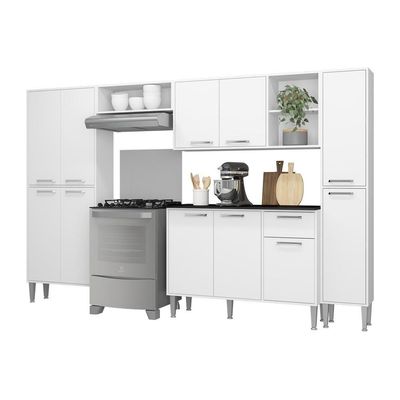 Cozinha Completa Armário e Balcão Xangai Classic Multimóveis