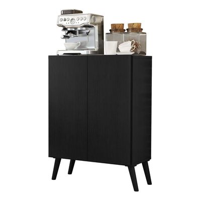 Aparador Buffet 2 Portas Multimóveis V3609 Preto