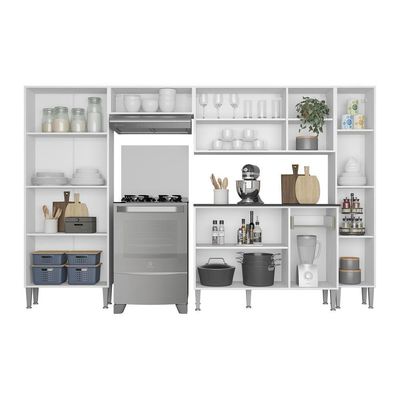 Cozinha Compacta Armário E Balcão Xangai Classic Multimóveis