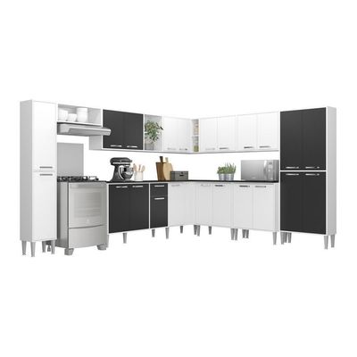 Armário De Cozinha Completa 11 Peças Xangai Pop Multimóveis