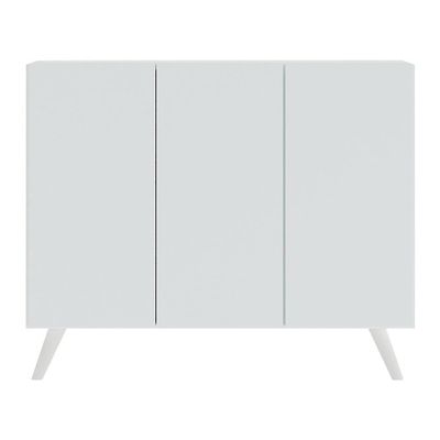 Aparador Buffet 3 Portas Multimóveis V1009 Branco
