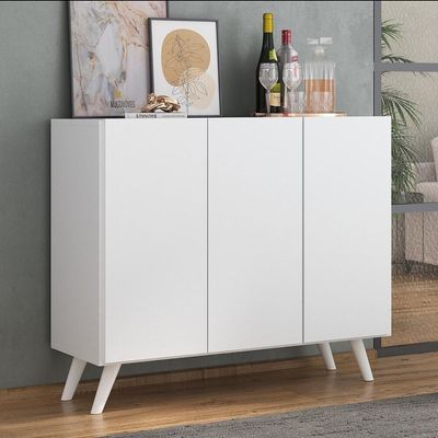 Aparador Buffet 3 Portas Multimóveis V1009 Branco