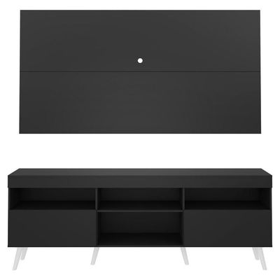 Rack Com Painel Tv 65" Retrô Flórida Multimóveis V3133