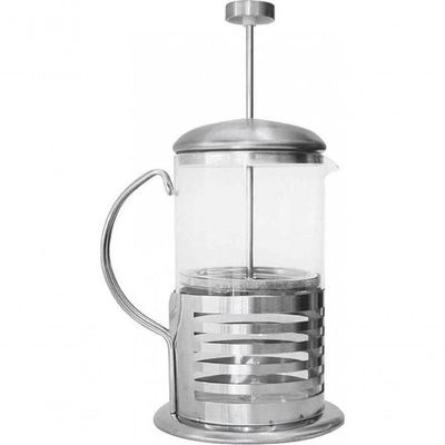 Cafeteira Prensa Francesa Café Leite Chá 350ml Inox - Mimo