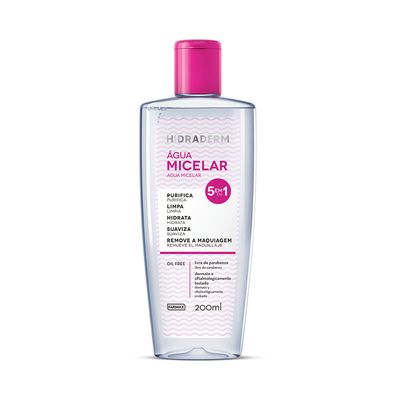 Água Micelar Farmax Hidraderm 200ml