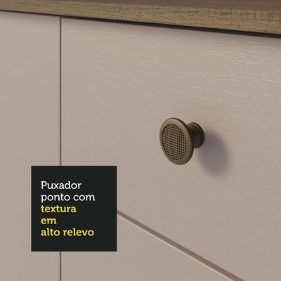 Armário Cozinha Compacta Quiosque 235cm Rustic/crema