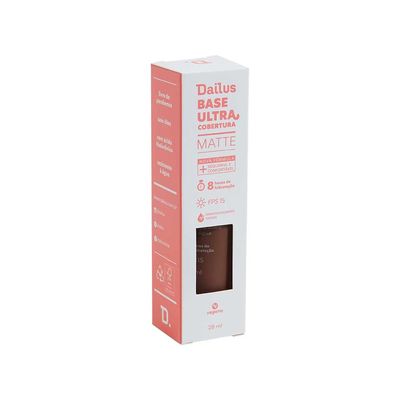 Base Líquida Dailus Ultra Cobertura D12 Escuro