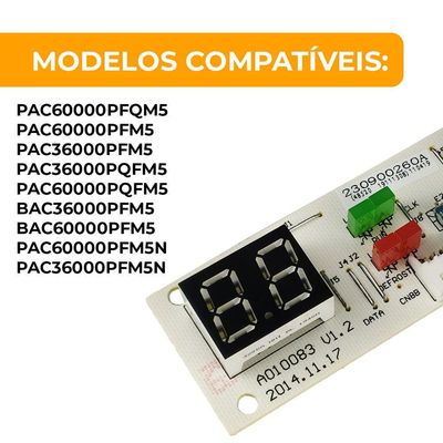Placa Display Ar Condicionado 36.000 E 60.000 Philco Original 766769 único