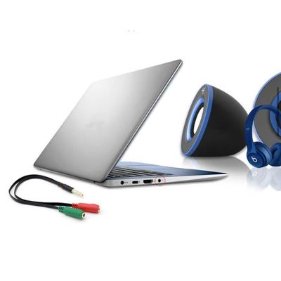 Cabo Adaptador P2 X P3 Headset Fone Microfone Áudio Ps4 Xbox