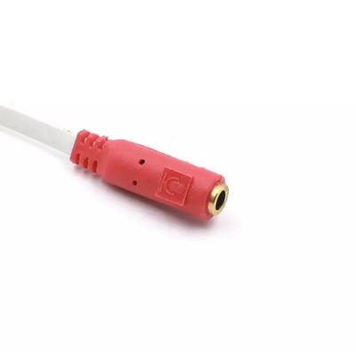 Cabo Adaptador P2 X P3 Headset Fone Microfone Áudio Ps4 Xbox