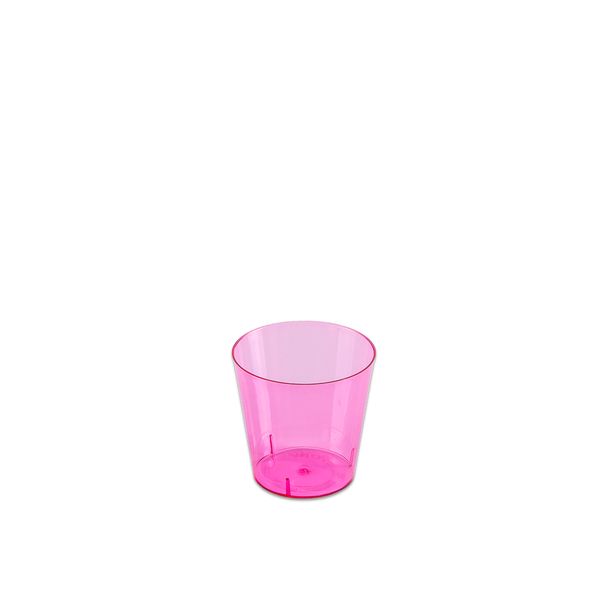 Copo de Acrílico Prafesta Mini 25ml com 10 Unidades Rosa