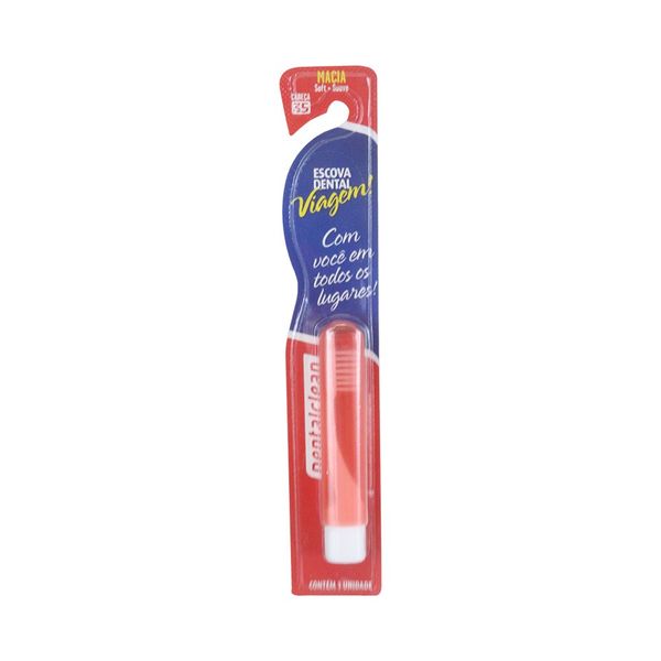 Escova Dental Dental Clean Pop Viagem Vermelho