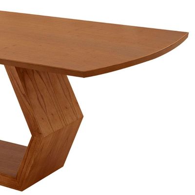 Mesa Para Sala De Jantar Ane Moderna Mobilia Cinamomo Imbuia
