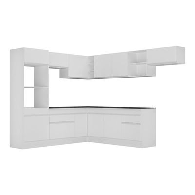 Armário De Cozinha Completa De Canto Branco