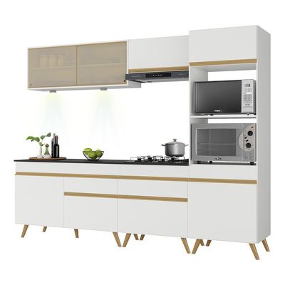 Cozinha Completa 5 Peças Com Leds Mp2037 Veneza Up