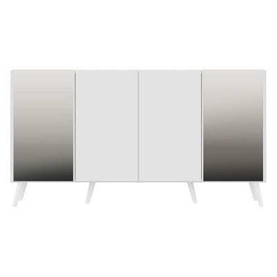 Aparador Buffet 4 Portas Vegas Multimóveis V3562 Branco