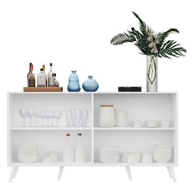 Aparador Buffet 4 Portas Vegas Multimóveis V3562 Branco