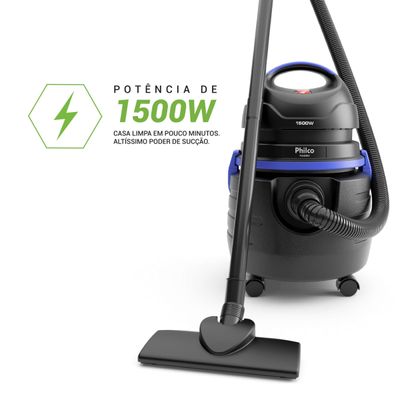 Aspirador de Água e Pó Philco 1500W 20L PAS80 127V
