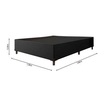 Cama Box Casal Colchão Espuma 138X188X50Cm Polar