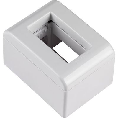 Kit 12 Caixa De Sobrepor 1 Posto Tramontina Lizflex Branca