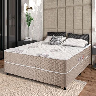 Cama Box Casal Conjugada Ortopédico Alpha Espuma
