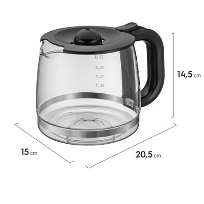 Jarra de Vidro Electrolux 1,5L Original para Cafeteira CMM20 (GJCM02) Não se aplica