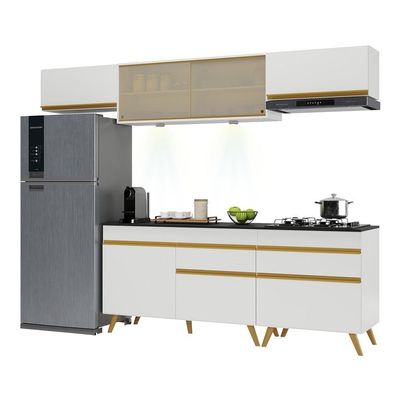 Cozinha Completa 5 Peças Com Leds Mp2033 Veneza Up