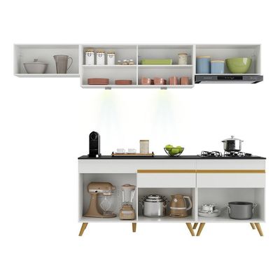 Cozinha Completa 5 Peças Com Leds Mp2033 Veneza Up
