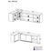 Kit Armário De Cozinha Aéreo Canto 90cm E Aéreo 150cm Veneza Multimóveis Mp2149 Branco-dourado