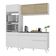 Armário De Cozinha Compacta 3 Peças Mp3695.891 Veneza Branco