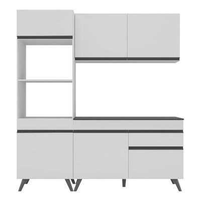Armário De Cozinha Compacta 3 Peças Mp3694.964 Branco