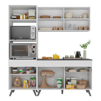 Armário De Cozinha Compacta 3 Peças Mp3694.964 Branco