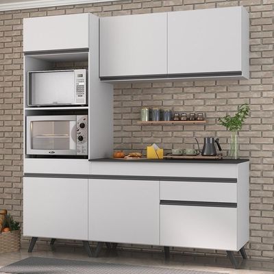 Armário De Cozinha Compacta 3 Peças Mp3694.964 Branco