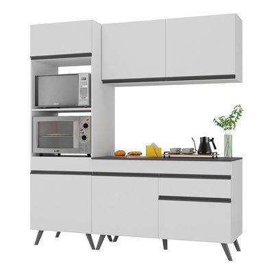 Armário De Cozinha Compacta 3 Peças Mp3694.964 Branco