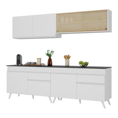 Armário De Cozinha Compacta 4 Peças Mp3696.891 Branco