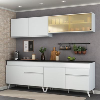 Armário De Cozinha Compacta 4 Peças Mp3696.891 Branco