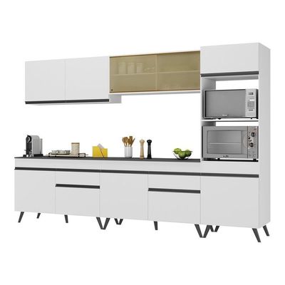 Armário De Cozinha Completa 5 Peças Mp3689.891 Branco