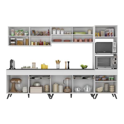 Armário De Cozinha Completa 5 Peças Mp3689.891 Branco