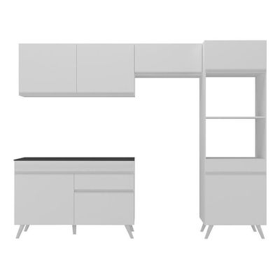 Armário De Cozinha 4 Peças Mp3693.891 Veneza Branco