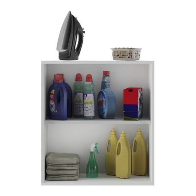 Armário Lavanderia Com 2 Portas Multimóveis Branco