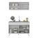 Armário De Cozinha Compacta 120cm Veneza Multimóveis V2140 Branco Branco