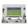 Rack Estante+Painel Tv 65" E Catar Br3395 Branco/lacca Fumê