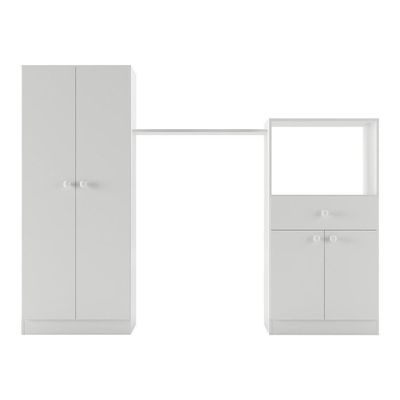 Quarto De Bebê Completo Berço/guarda-roupa/cômoda Fg2869