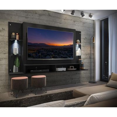 Painel Com 2 Leds Para Tv Até 60´´ Vegas Fg3394 Preto