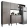Cozinha Compacta Multimóveis Pequim Fg3572 Preta/lacca Fumê