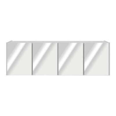 Rack Tv Até 50 Polegadas Suspenso Com Espelhos Mp1081 Branco Branco